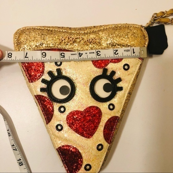 Betsey Johnson pizza slice wristlet collectible